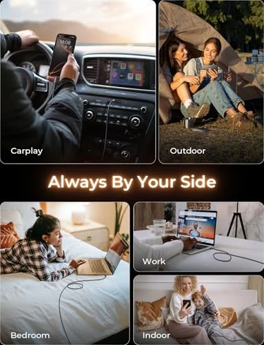 USB C to USB C Cable 5-Pack, LISEN