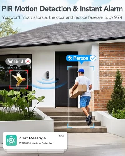 Wireless Video Doorbell Camera — Video Doorbell, XTU