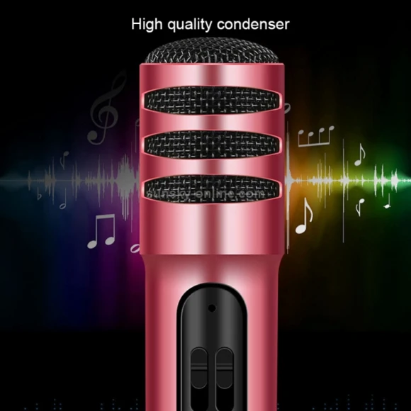 Condenser Microphone Dual Mobile Phone Karaoke Live Singing Microphone, BGN