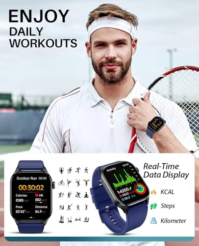 Infrared True Blood Oxygen Monitor Smart Watch — Blood Pressure Monitor, SOUYIE