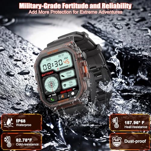 Military Smart Watch for Men — Smart Watch, SGJIK
