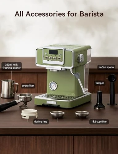 Espresso Machine with LCD Display — Coffee Maker, Neretva