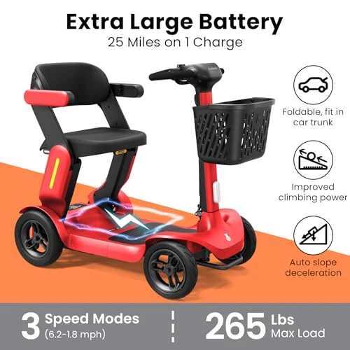 Foldable Mobility Scooter — Electric Scooter, Glashow