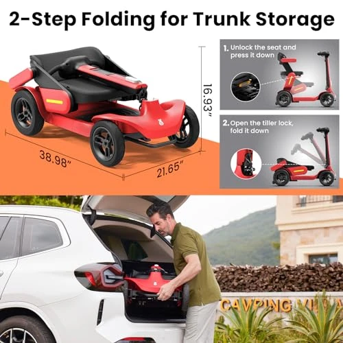 Foldable Mobility Scooter — Electric Scooter, Glashow