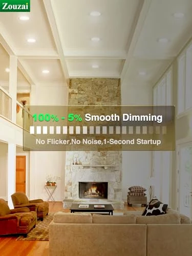 20 Pack 4 Inch Ultra-Thin LED Recessed Ceiling Light with Junction Box, zouzai