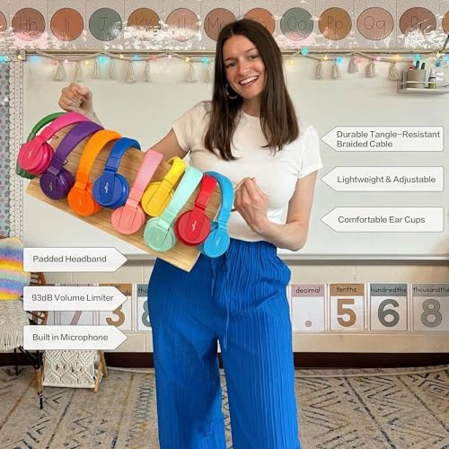 Classroom Headphones Bulk Pack, AILIHEN