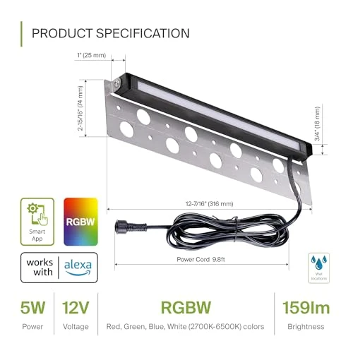LED Retaining Wall Light Fixture, ASD