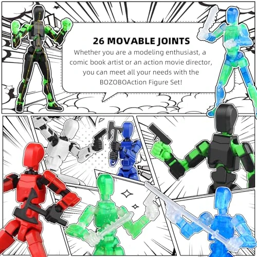 Titan 13 Action Figure Set, Bozobo