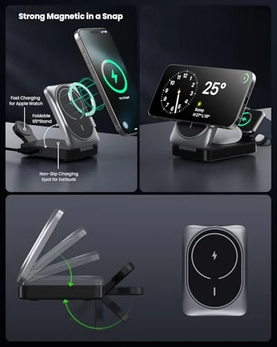 3-in-1 Wireless Charger Charging Station, Dongguan Yuanhaoxun Technology Co., Ltd.