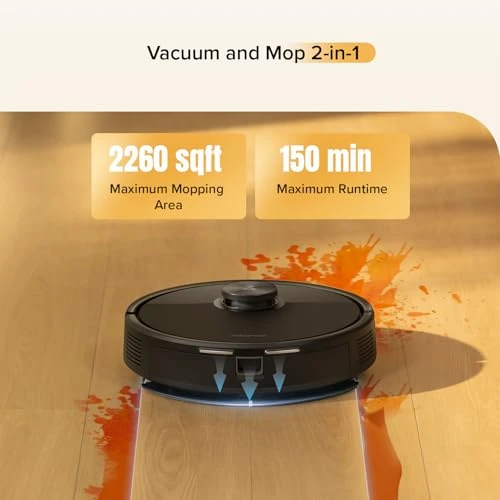 Robot Vacuum and Mop Combo — Robot Vacuum, Roborock