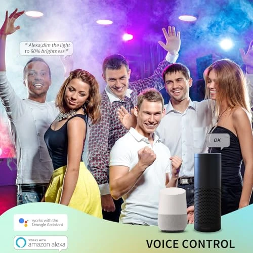 Smart LED Recessed Lighting 6 Inch Ultra-Thin WiFi Downlight — Smart Light Bulb, FORT