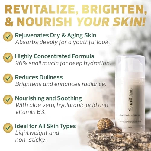 Snail Mucin 96% Moisturizer, SnailCare
