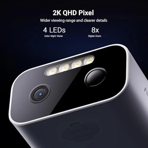 Solar Security Cameras Wireless Outdoor, 4-Cam-Kit — Security Camera, ANSQUE