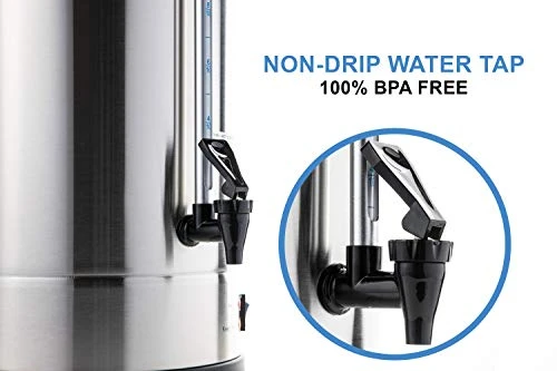 Commercial Grade Stainless Steel Percolate Coffee Maker Hot Water Urn, SYBO