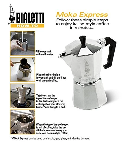 Iconic Stovetop Espresso Maker, Bialetti