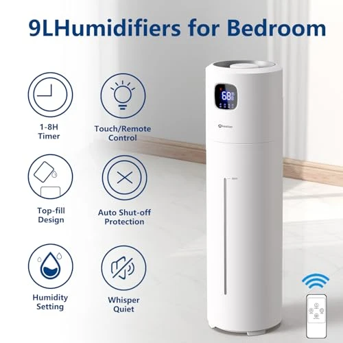 Large Ultrasonic Cool Mist Humidifier — Humidifier, Akeshan