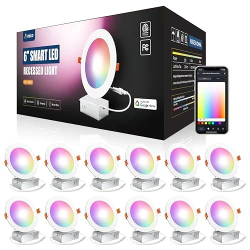 Smart LED Recessed Lighting — Smart Light Bulb, Amico