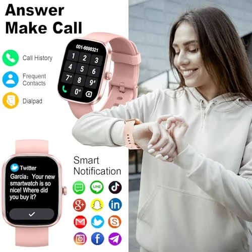 Smart Watch with Fitness Tracking and Bluetooth Calling — Smart Watch, Soudorv