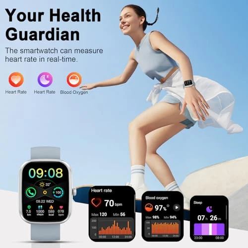 Smart Watch with Bluetooth Calling and Fitness Tracking — Smart Watch, Soudorv