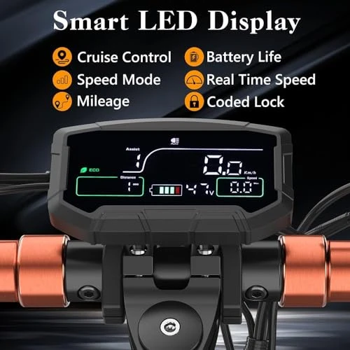 Electric Scooter with Seat and Off-Road Tires — Electric Scooter, IENYRID