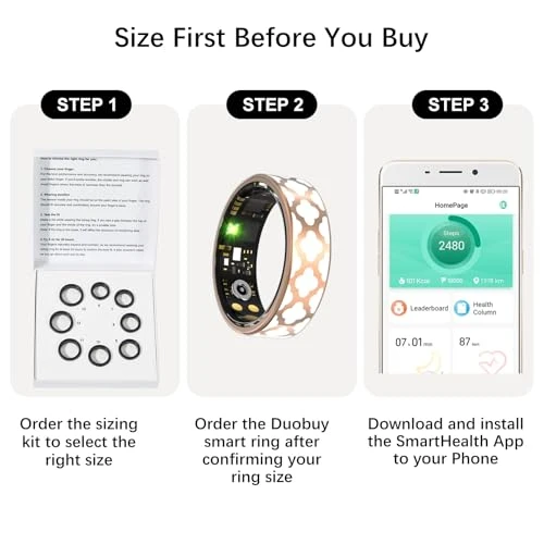 Health Tracker Ring — Smart Ring, Duobuy