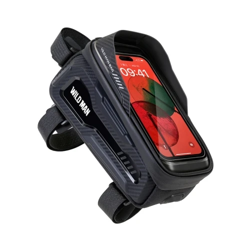 Outdoor Cycling Bicycle Phone Touch Screen Waterproof Front Beam Bag, WILD MAN