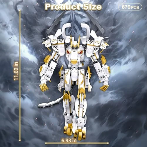 Flexible Cool White Tiger Warrior Model Kit, HIGH GODO