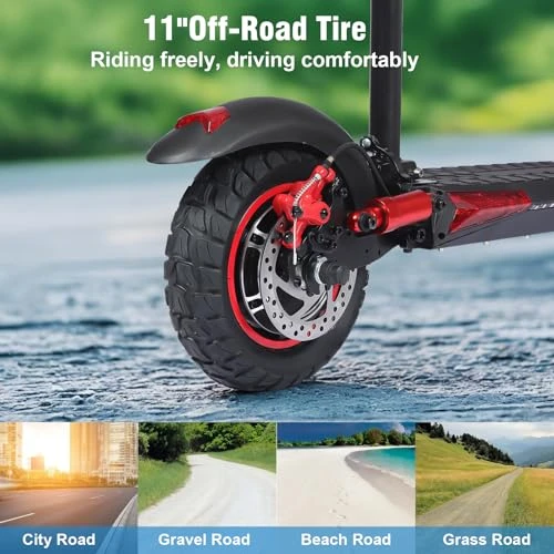 Folding Electric Scooter with Seat & Double Suspension — Electric Scooter, ITOYXES