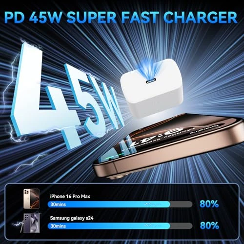 45W Super Fast USB C Charger with 10FT Long Charging Cable, Shenzhen Xihuida Electronics Co., Ltd.