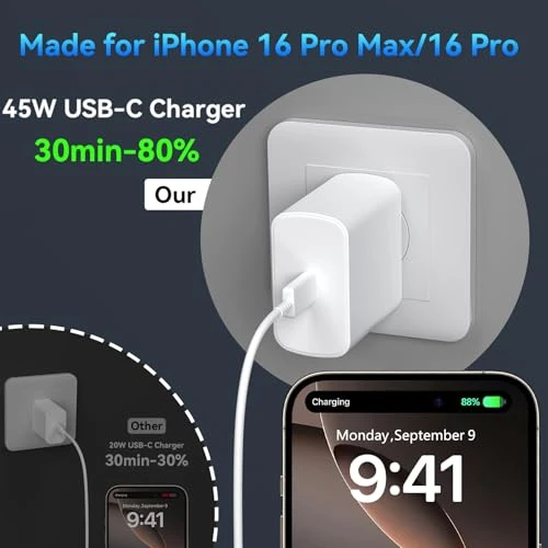 45W Super Fast USB C Charger with 10FT Long Charging Cable, Shenzhen Xihuida Electronics Co., Ltd.
