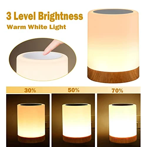Touch Sensor Night Light Lamp, ROYFACC