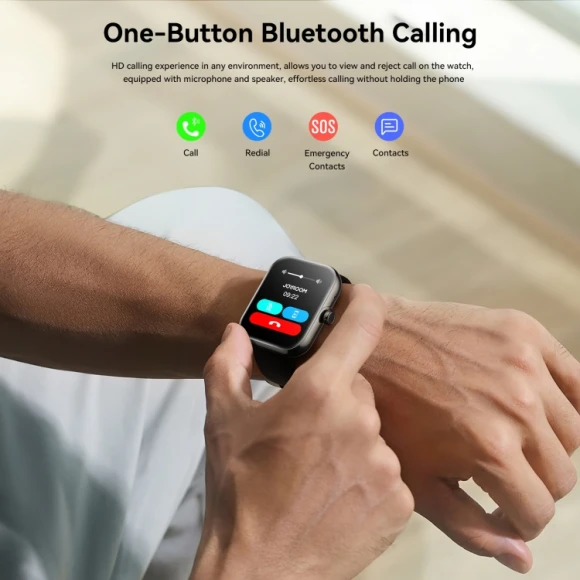 Smart Watch with 1.96 inch Screen, JOYROOM