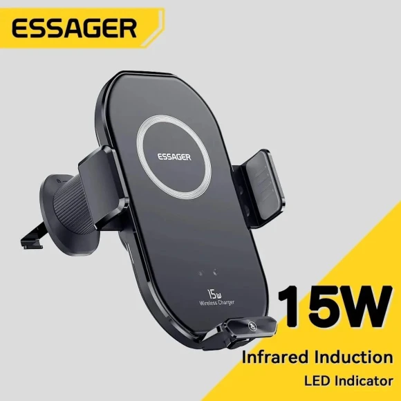 Smart Sensor Wireless Car Charger, ESSAGER