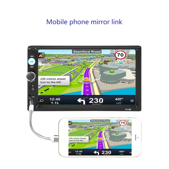 Bluetooth Car Radio with 7-inch Touch Screen — Car Infotainment System, Xudikou