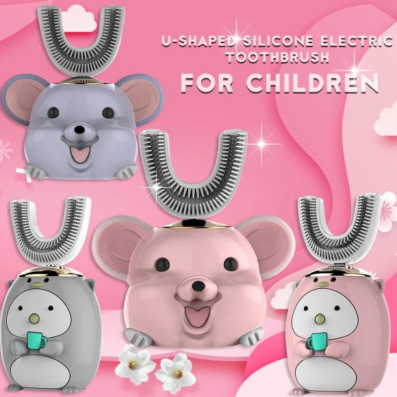 U-Shaped Smart Electric Toothbrush for Kids — Electric Toothbrush, Shredded cabbage