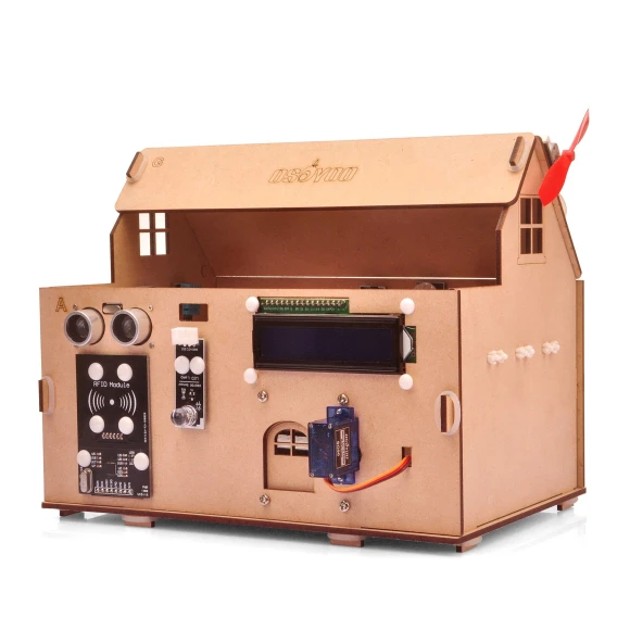 IoT Home Wooden House Learner Kit, OSOYOO