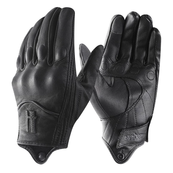 Leather Motorcycle Gloves with Touchscreen, nicoJAPAN