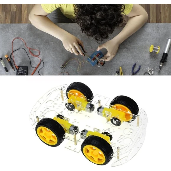 Smart Robot Car DIY Kit — STEM Toys, Happy Camp