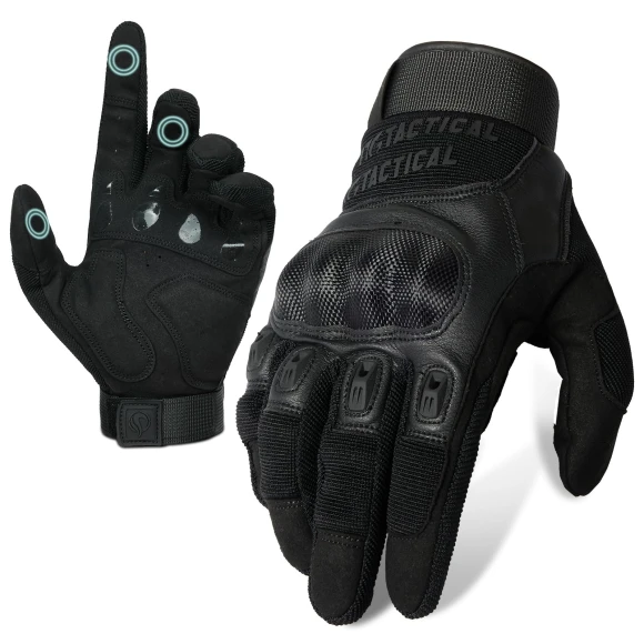 Tactical Motorcycle Survival Game Mesh Tactical Smartphone PET Hard XL Gloves, nicoJAPAN