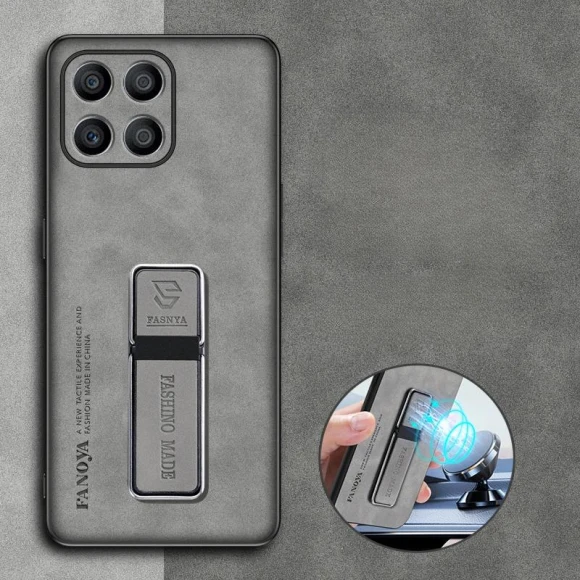 Leather Armored Case with Magnetic Holder Stand, SKIICAPA-1st