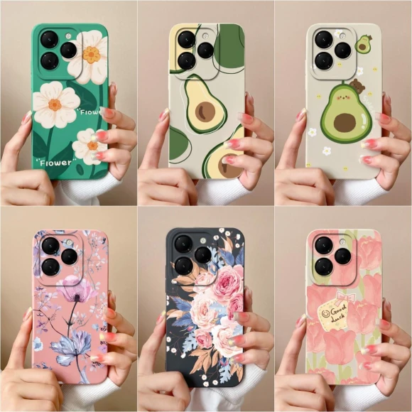 Phone Case with Avocado Cartoon Design, New Style Case