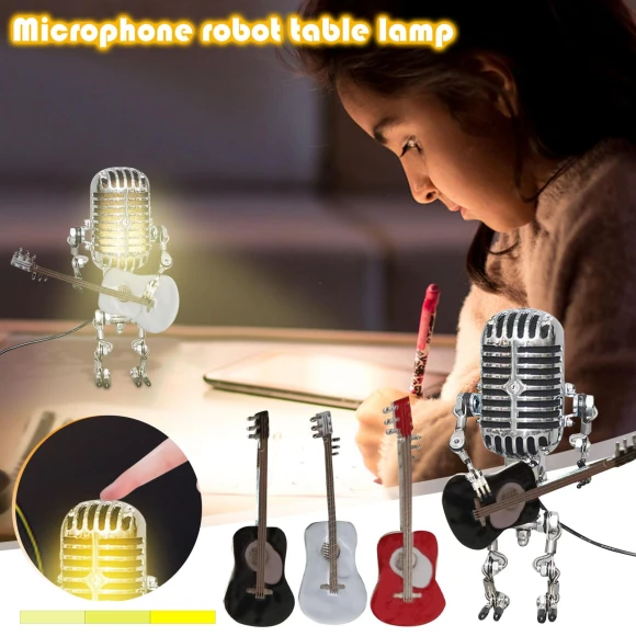 Robot Microphone Desk Lamp — Desk Lamp, Long nose