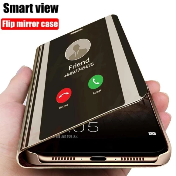 Smart Mirror Magnetic Flip Stand Phone Case, case-A1