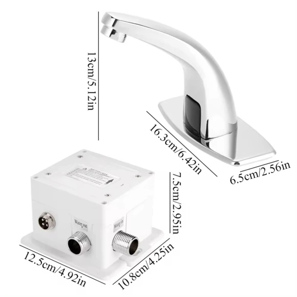 Automatic Touchless Sensor Faucet — Automatic Soap Dispenser, Chic Interiors