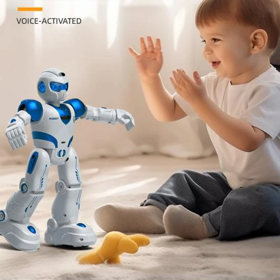 Programmable Dancing Robot with LED Eyes — Coding Robot, Vitality Figure