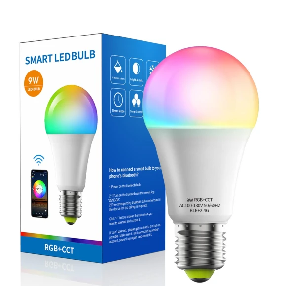 Smart Bluetooth RGB Light Bulbs — Smart Light Bulb, LAPA