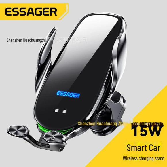 Wireless Car Charger & Infrared Sensor Phone Mount, ESSAGER