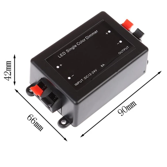 LED Wireless Dimmer Controller with RF Remote, Seclusion Snow