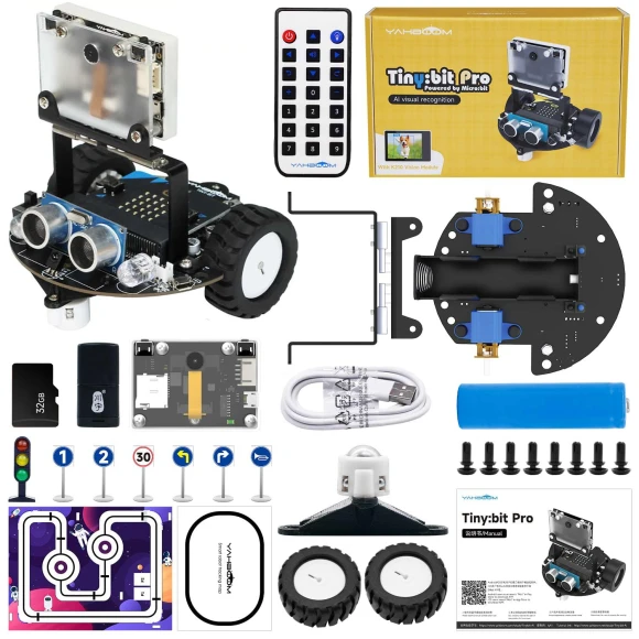 Microbit Programmable Robot — Coding Robot, Yahboom