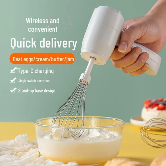 Wireless Handheld Multifunctional Electric Whisk, AI Supermarket